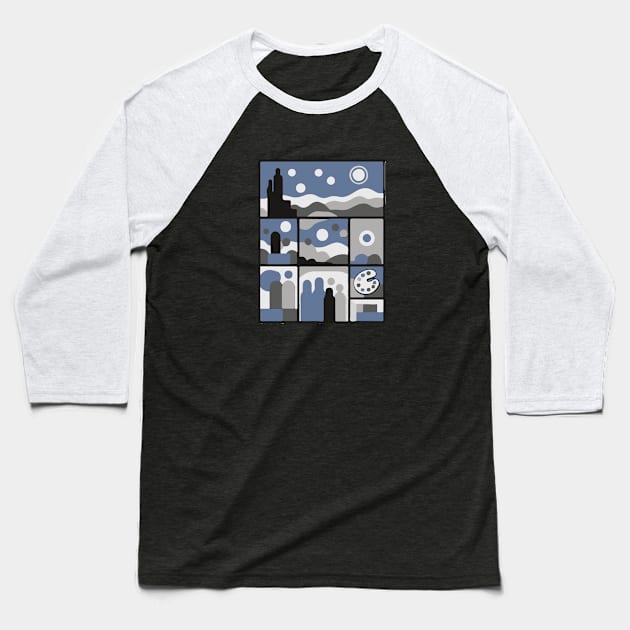 A blend of mysterious simplicity Baseball T-Shirt by marklink